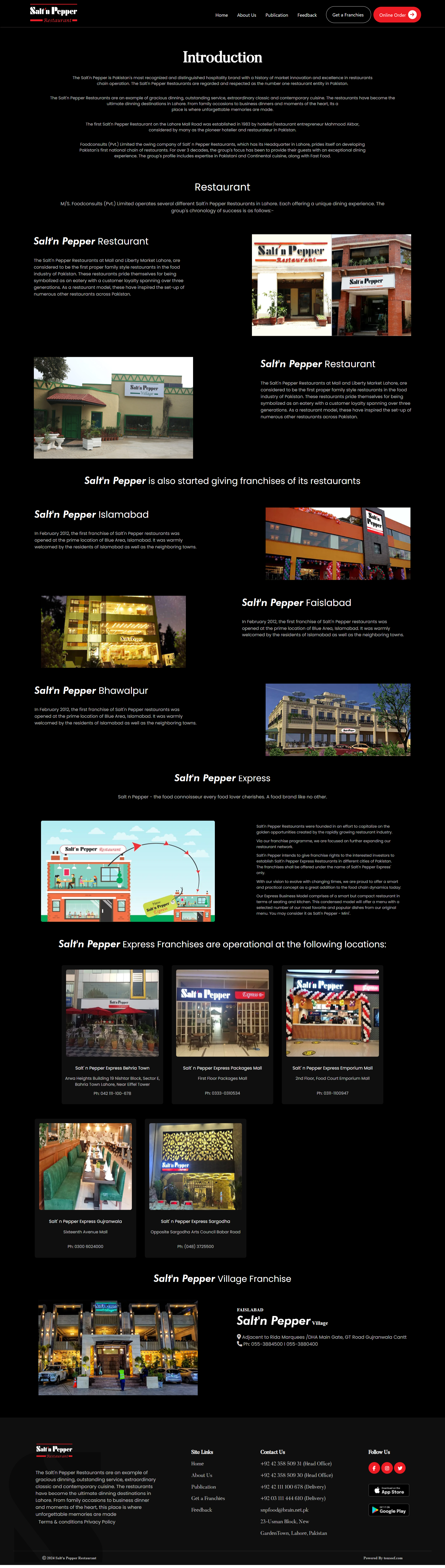 Salt'n Pepper - Clone screenshot 3 — Touseef Abid portfolio