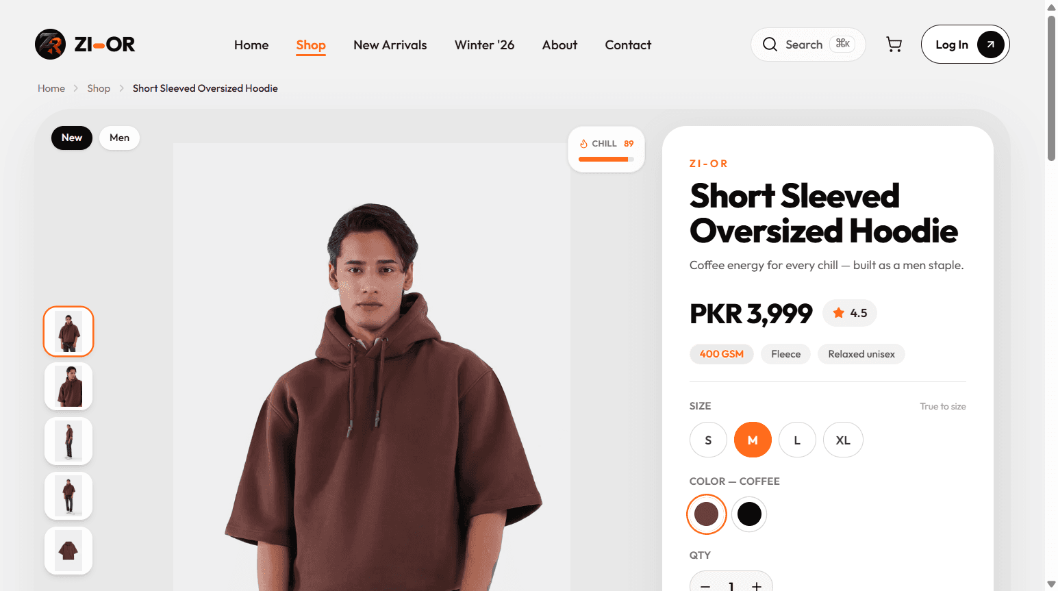 ZIOR screenshot 4 — Touseef Abid portfolio